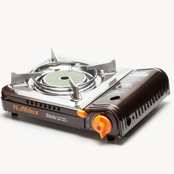 Газовая плита NaMilux  NA-P4075PS Керамика (Коричневый / Нержавейка)
